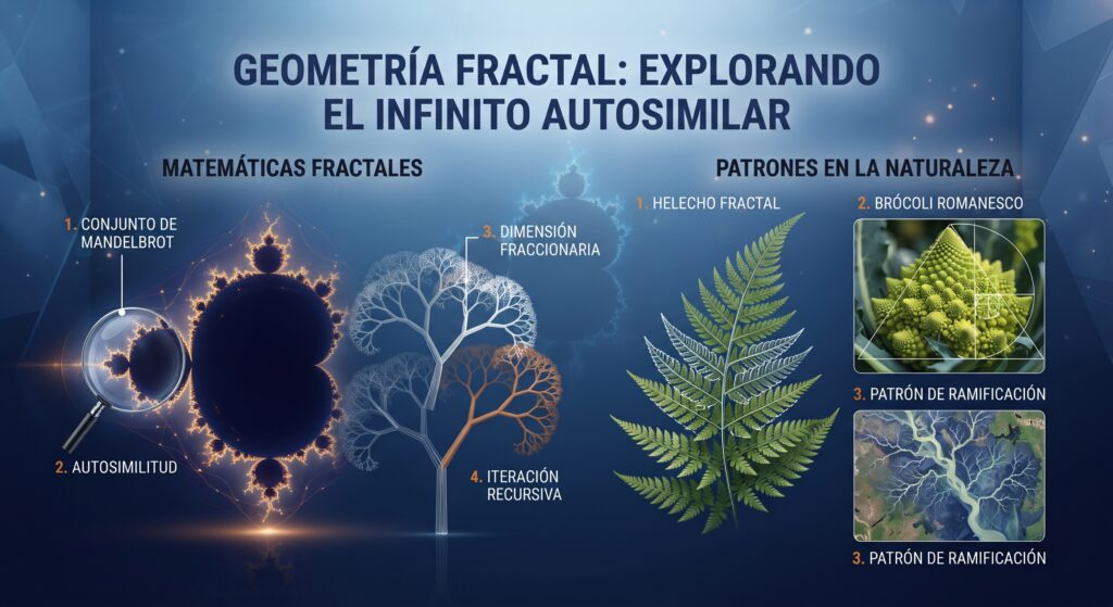 fractales, geometría fractal, formas fractales